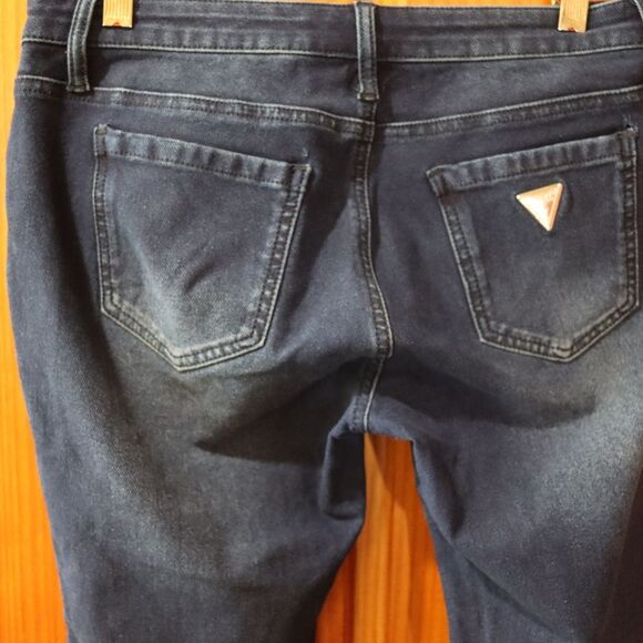 Guess Vintage y2k Blue Denim Low Rise Skinny Jean's 10 - Picture 5 of 13